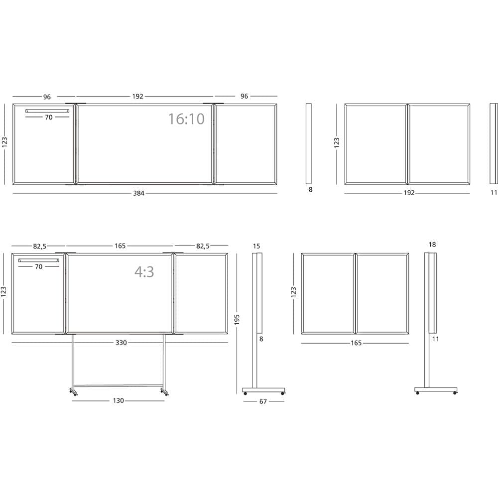Exakt låsbar whiteboard - Billede 5