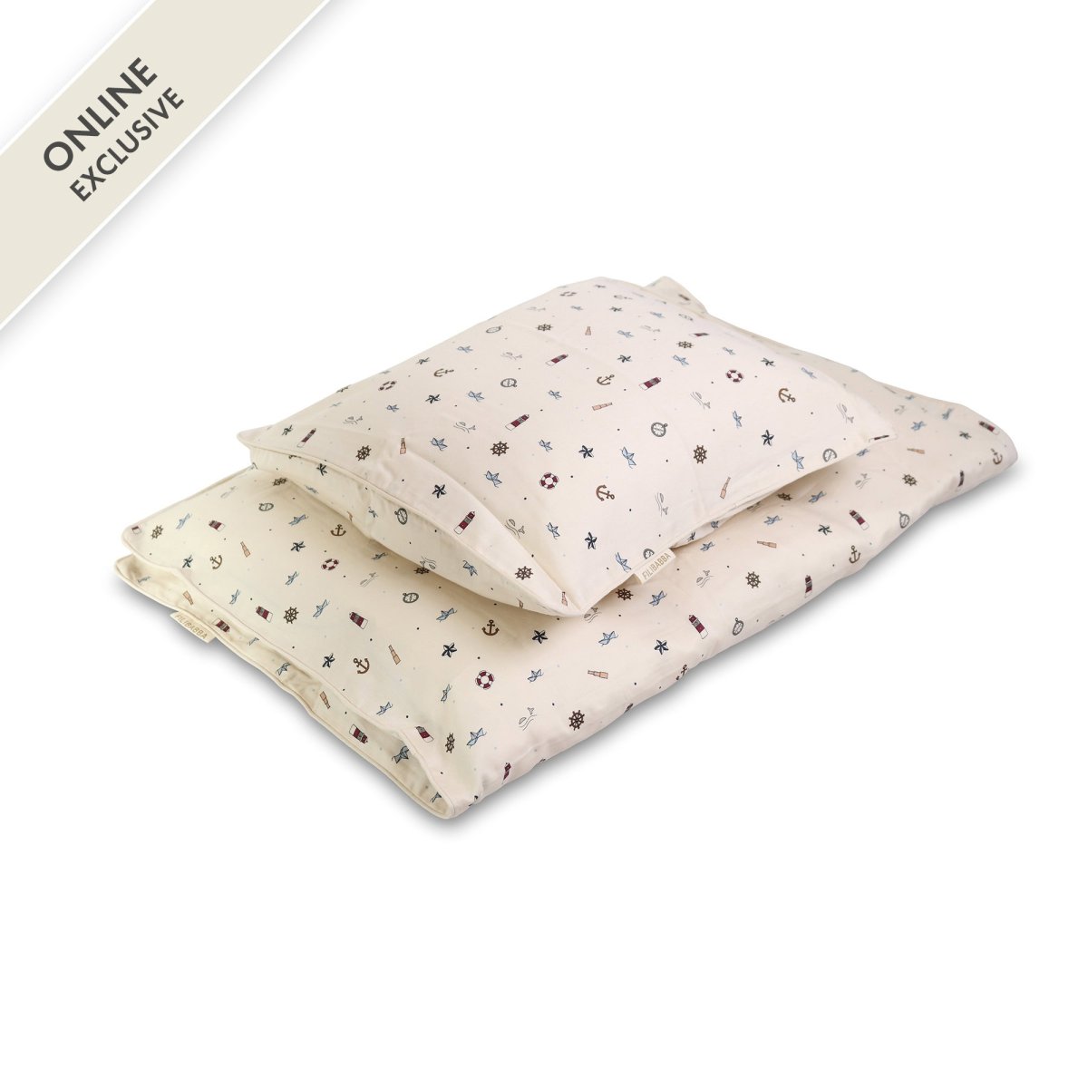 Baby sengetøj GOTS (70×100 cm) – Little sailor - Billede 2