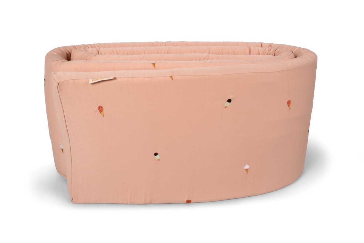 Sengerand – broderet Cool Summer design – Frappé - Billede 2