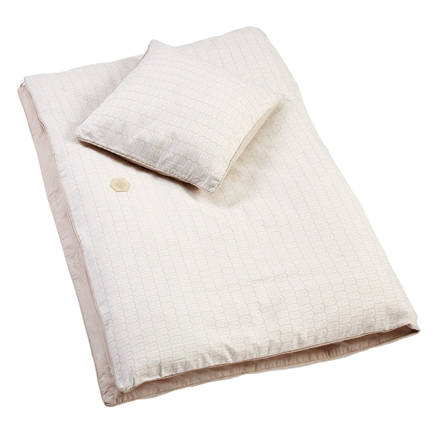 Baby sengetøj GOTS (70×80 cm) – Indian – Warm Grey - Billede 2
