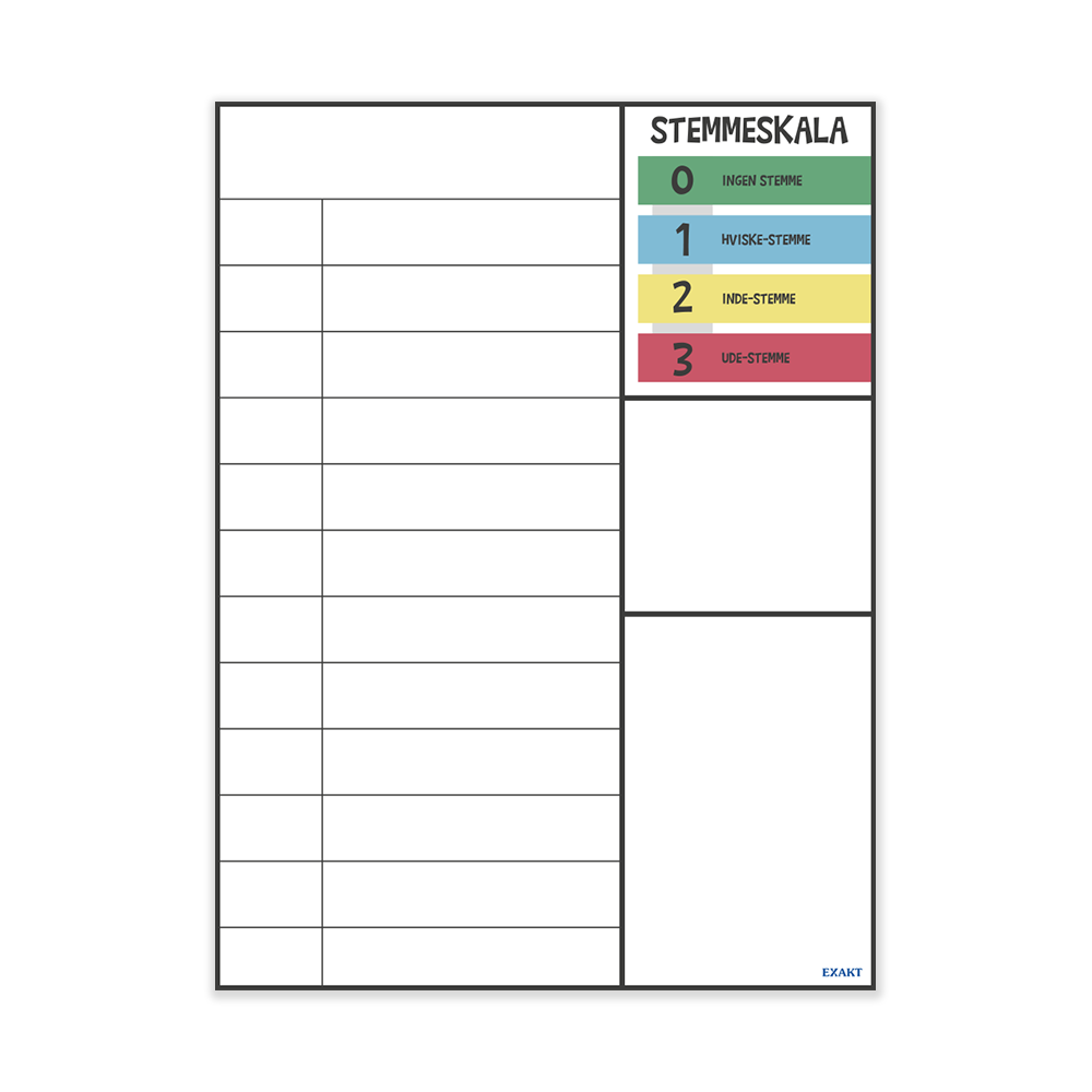 Magnetfolie - Struktur til klasseledelse, inkl. labels - Billede 2