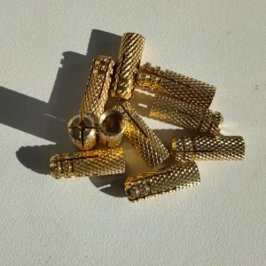 10 stk. Messing Dyvel M5x18_Ø6