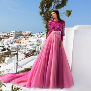 Lyserød prinsessekjole